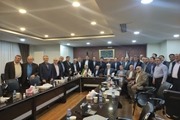 نشست دکتر حسینعلی شهریاری دبیر کل به همراه اعضاء هیئت مدیره و معاونین مجمع خیرین سلامت کشور